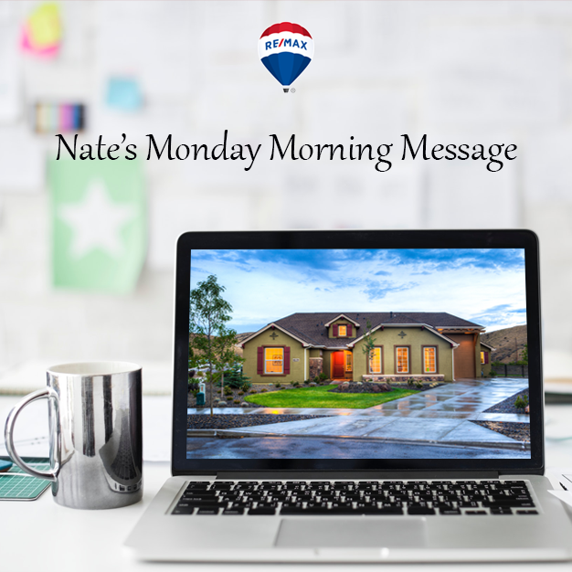 Nate's Monday Morning Message July 15, 2019