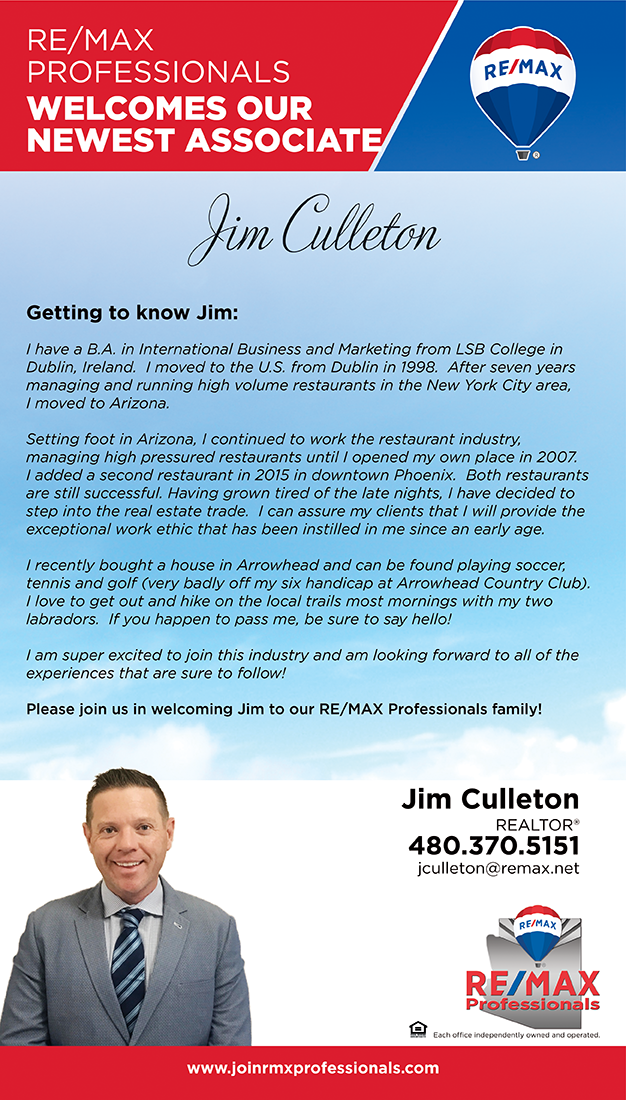 Welcome to RE/MAX Professionals Jim Culleton