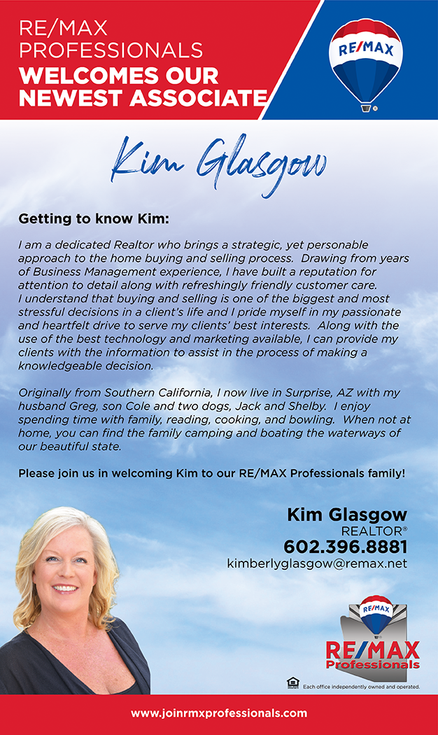 Welcome to RE/MAX Professionals Kim Glasgow