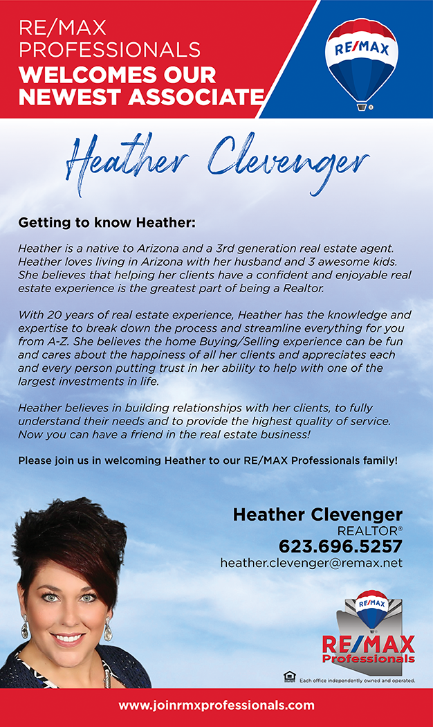 Welcome to RE/MAX Professionals Heather Clevenger