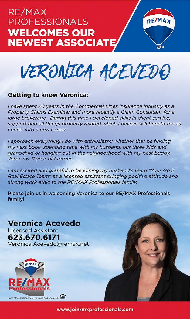 Welcome to RE/MAX Professionals Veronica Acevedo